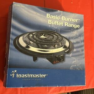 Toastmaster Basic Burner Buffet Range NWOT
